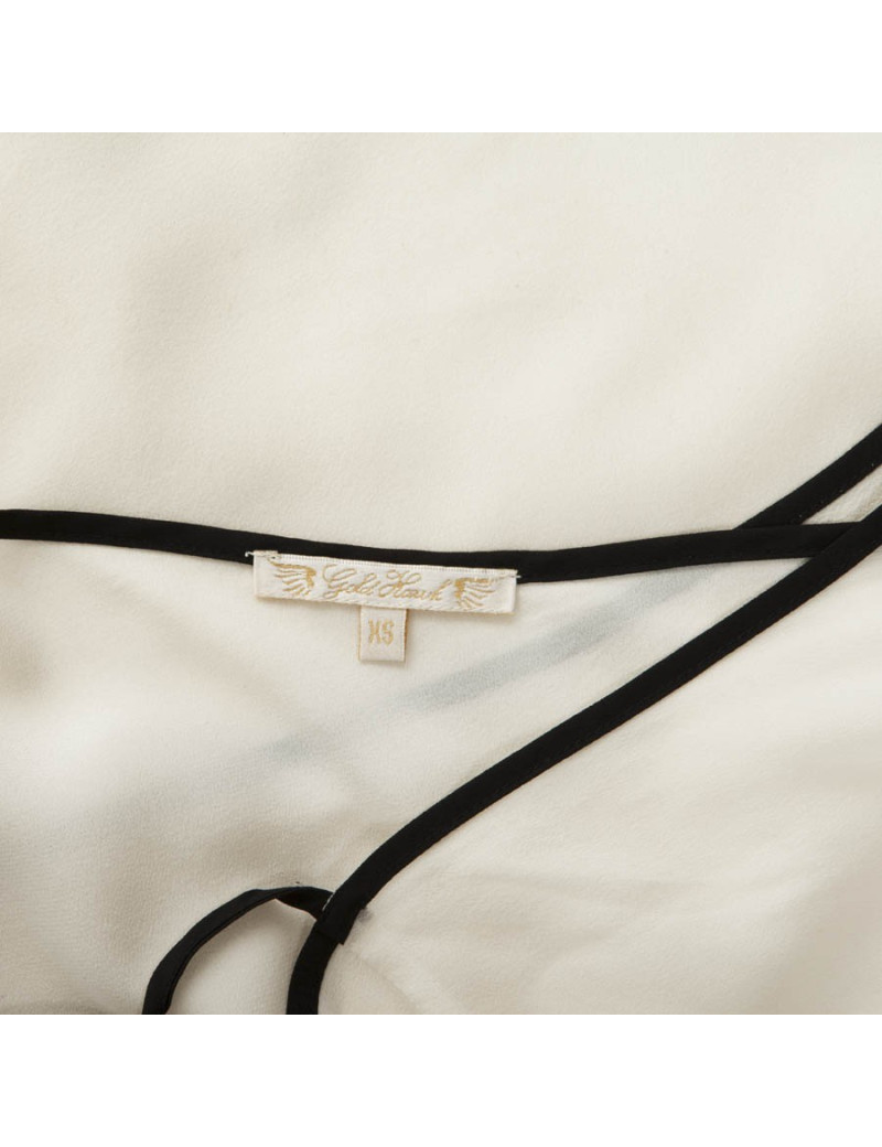Chemisier GOLD HAWK taille 34 en soie blanc 