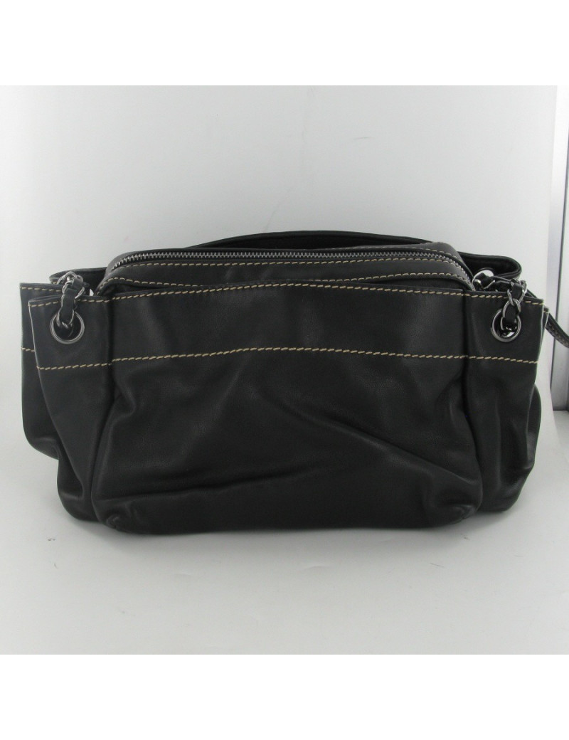 Sac cuir noir CHANEL