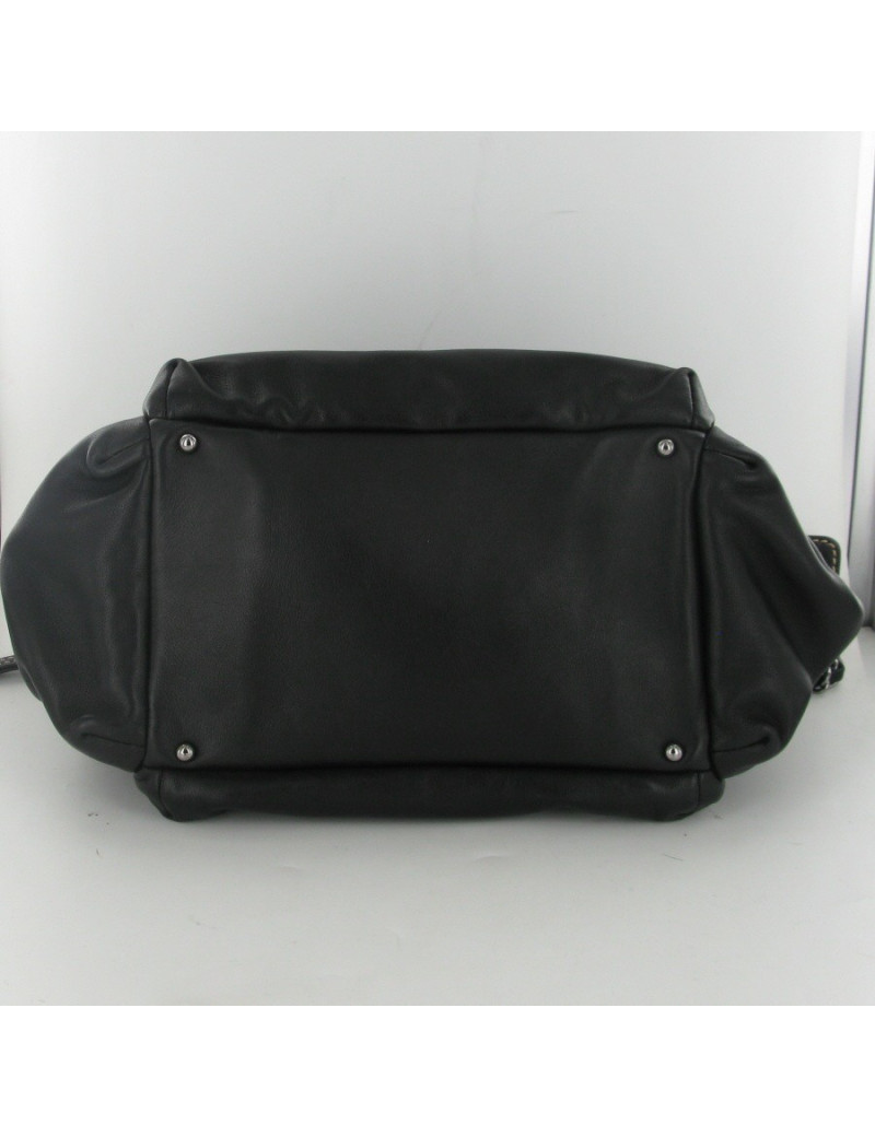 Sac cuir noir CHANEL