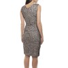 DIOR T 34 dress in wool and mohair Brown and cream