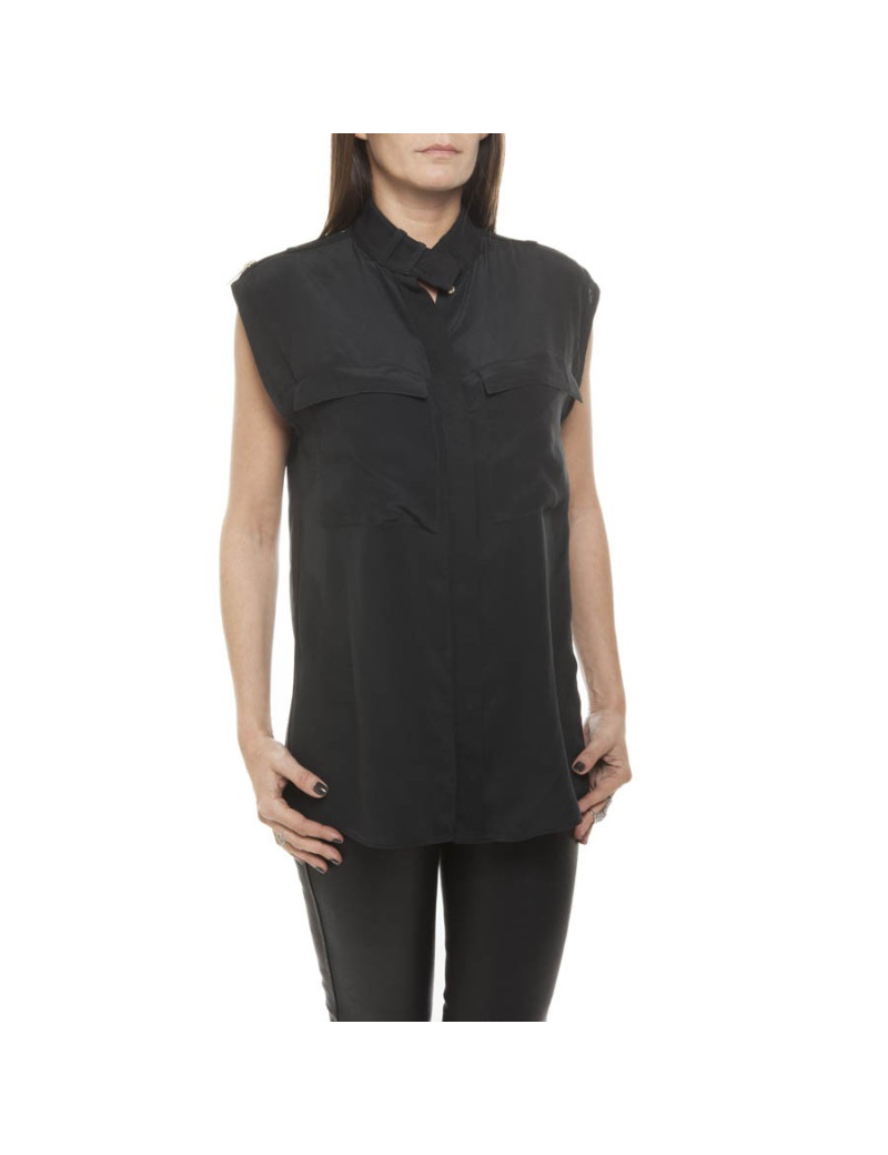 Haut GIVENCHY T 40 FR en soie noir 