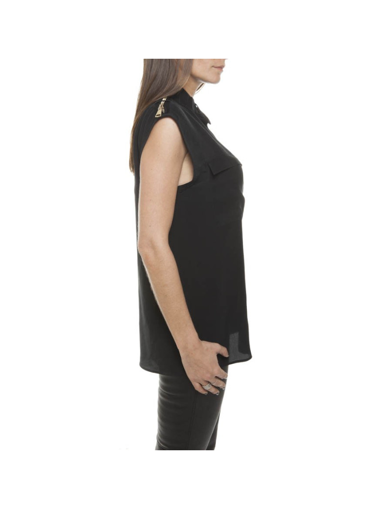 Haut GIVENCHY T 40 FR en soie noir 