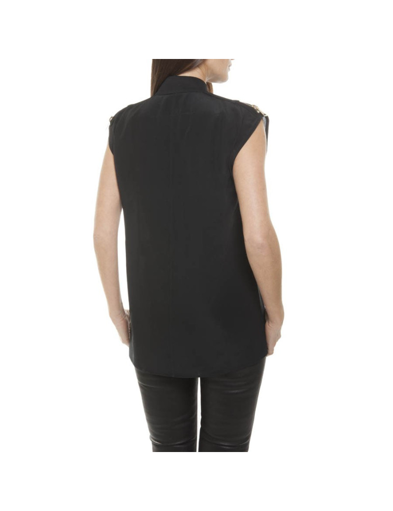 Haut GIVENCHY T 40 FR en soie noir 