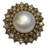 Boucles d'oreille clips CHANEL perle nacrée Vintage