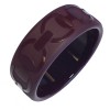 Bordeaux lacquered and varnished reason HERMES bracelet