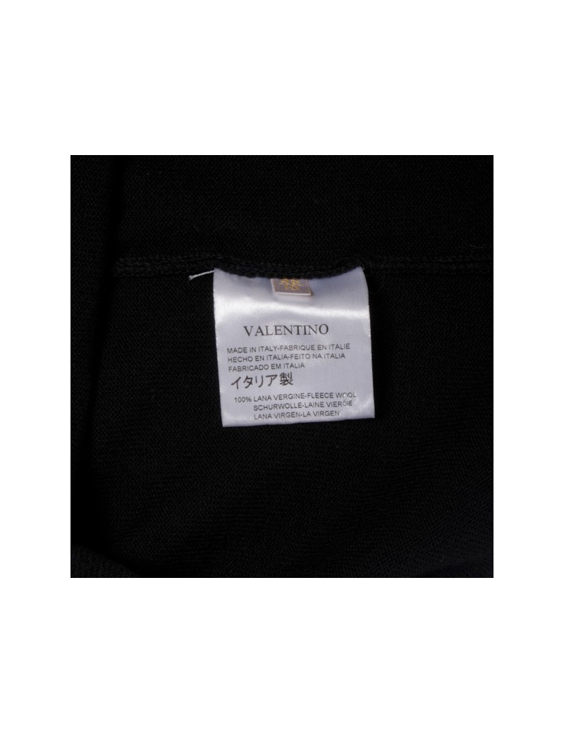 Top VALENTINO dentelle et ruban noir