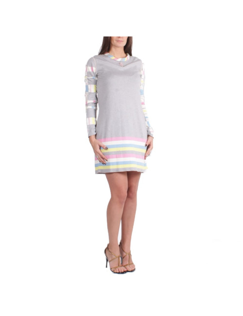 Dress CHANEL gray t 42 en