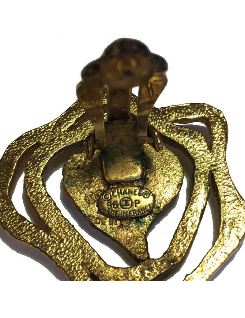 Boucles d'oreille Clips CHANEL Vintage