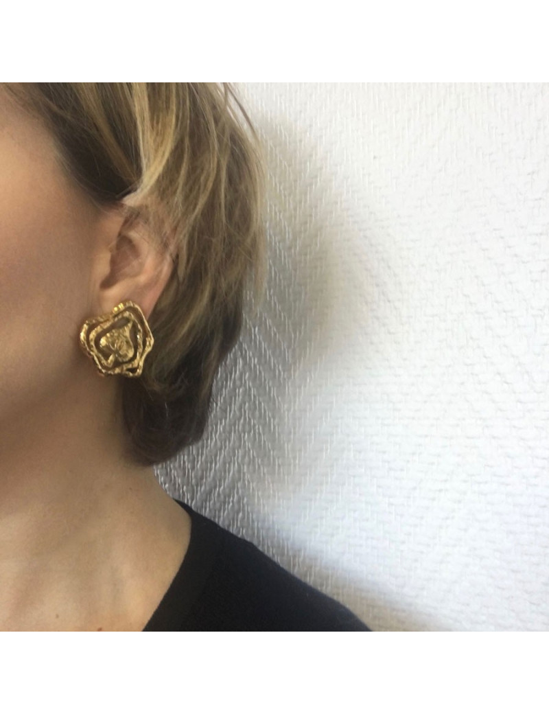 Boucles d'oreille Clips CHANEL Vintage