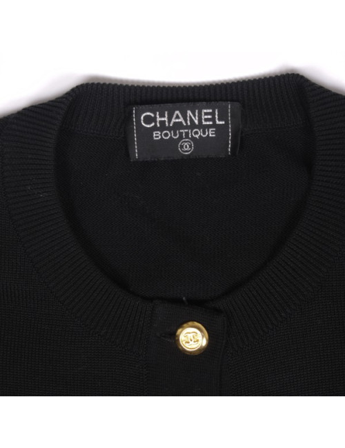 Long Cardigan CHANEL T 44 en Vintage