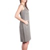 Dress CHANEL T 34 metallic silver and black wires