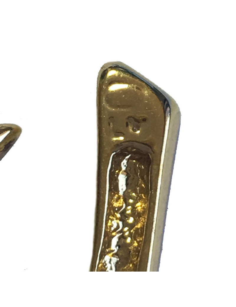 Broche YSL SAINT LAURENT en métal doré