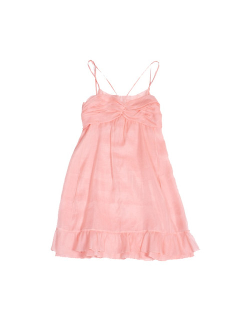 Robe CHANEL rose pâle T38