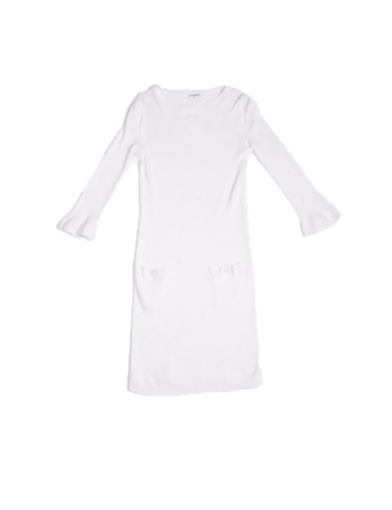 Dress CHANEL white t 38
