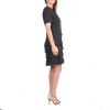 CHANEL T 36 EN black tweed dress