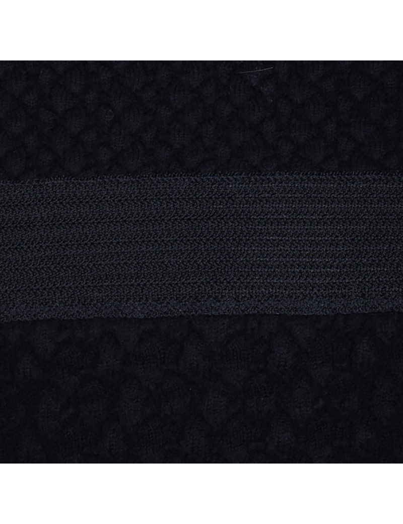 Robe CHANEL T 34 FR en laine bleu marine 