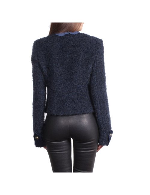 Veste UNGARO en mohair bleu nuit T 42