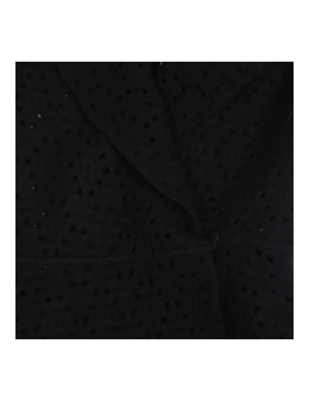 Manteau ALAIA T 38 en laine noir ajourée