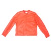HERMES T 40 lambskin jacket orange