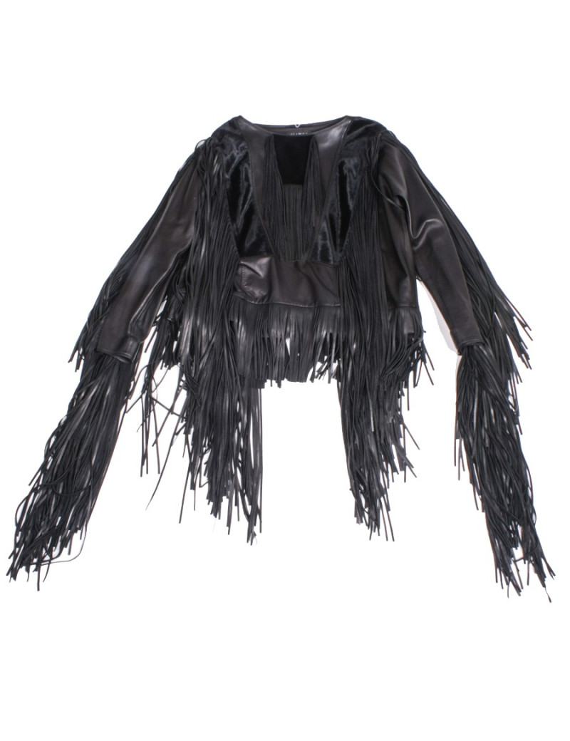 Haut TOM FORD en cuir à franges T 38