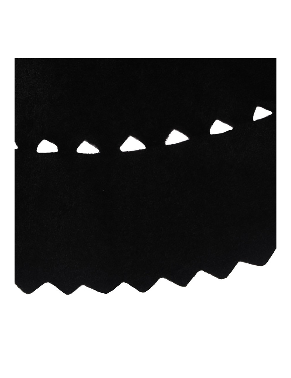 Robe ALAIA T 40 en velours stretch noir 