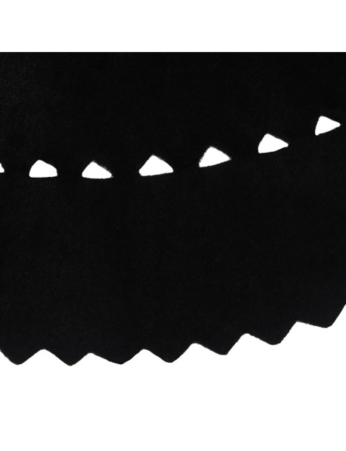 Robe ALAIA T 40 en velours stretch noir 