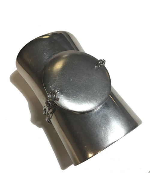 Manchette CELINE taille S métal argenté