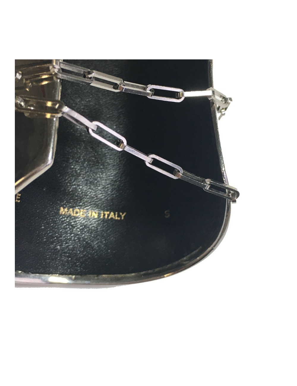 Manchette CELINE taille S métal argenté