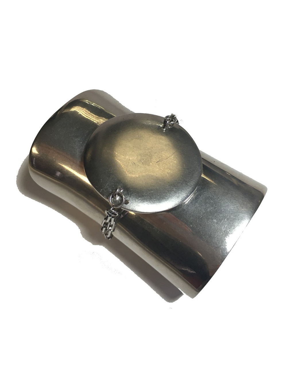 Manchette CELINE taille S métal argenté