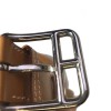 HERMÈS belt in gold leather size 80FR