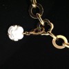 CHANEL yellow gold necklace and charms