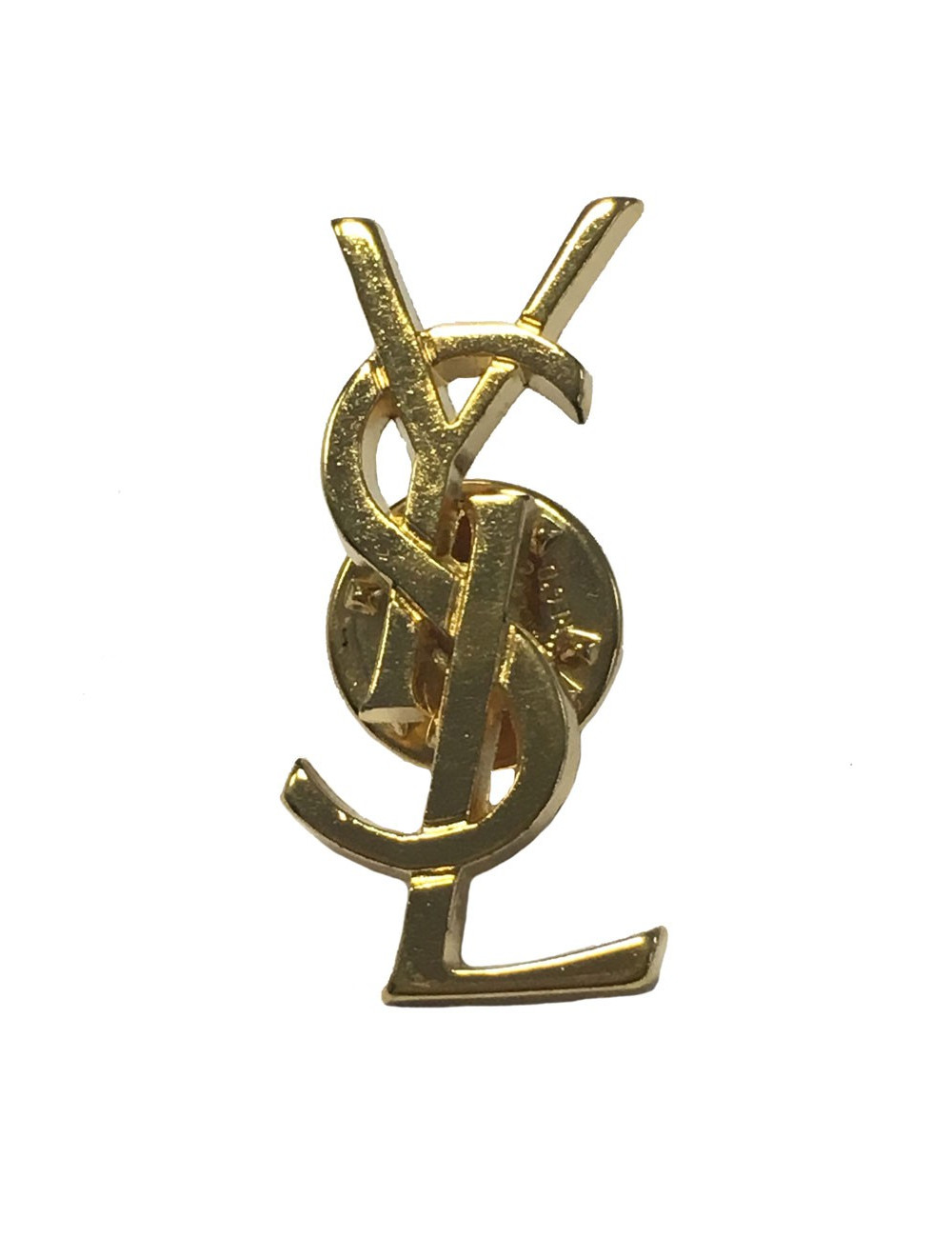 Pin s YSL  SAINT LAURENT doré