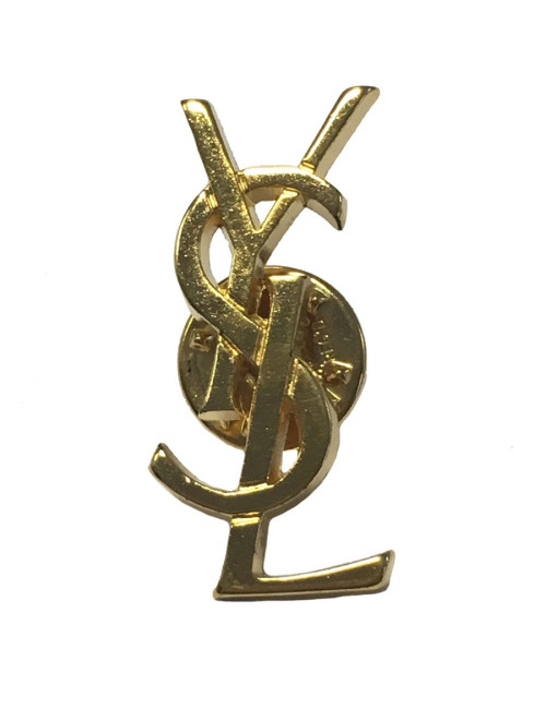 Pin s YSL  SAINT LAURENT doré
