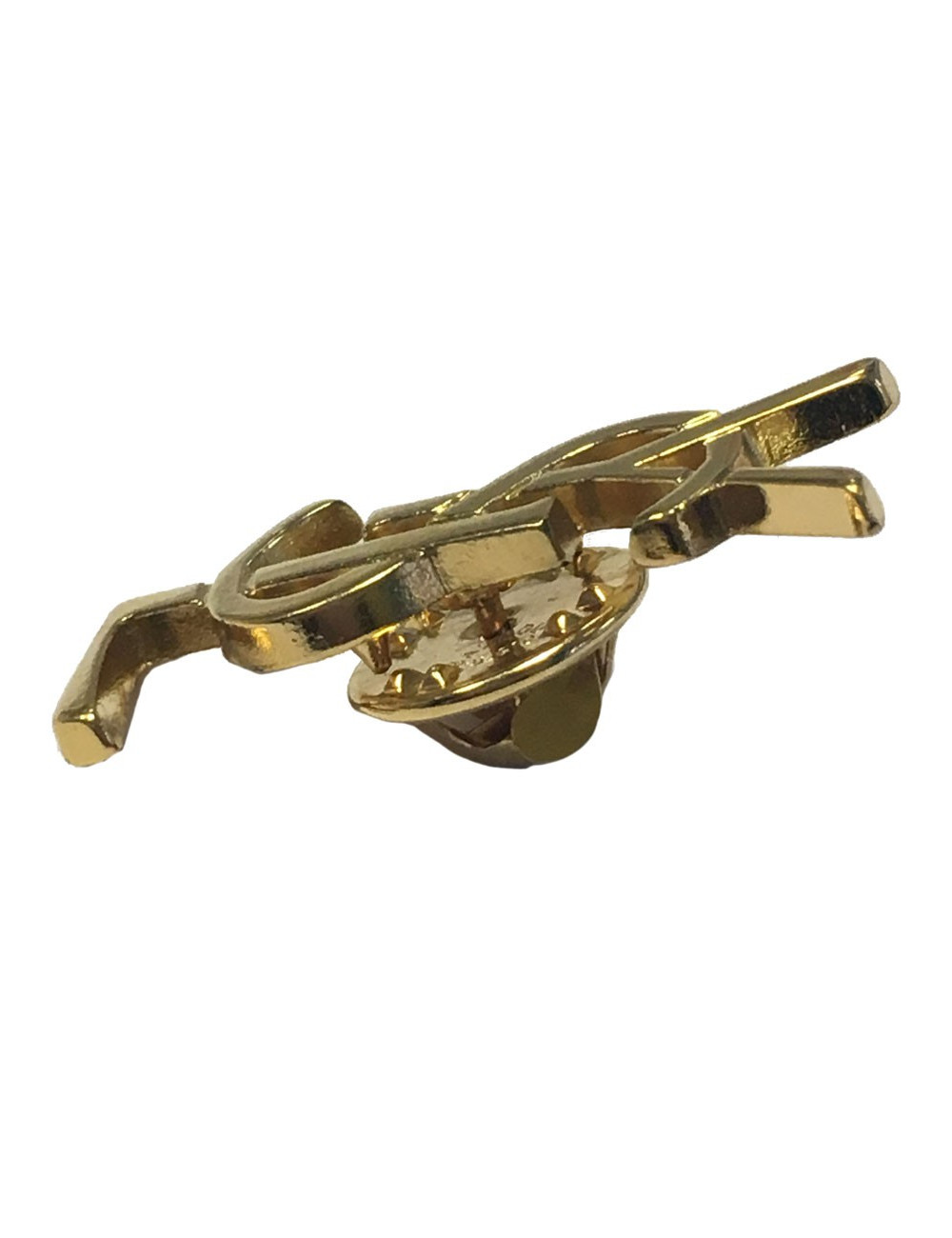 Pin s YSL  SAINT LAURENT doré