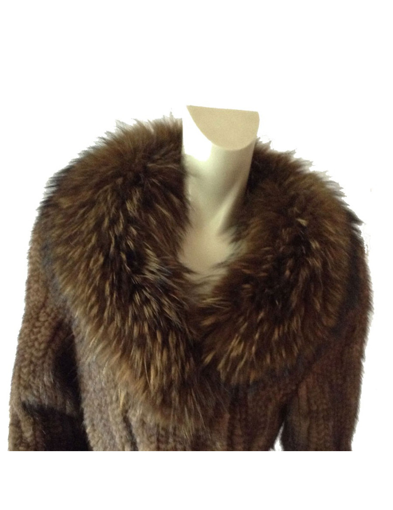 Knitted mink LUISA SPAGNOLI