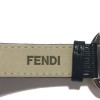 Shows FENDI collection Cameleon in black leather and gold metal