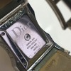 DIOR man in steel and leather watch