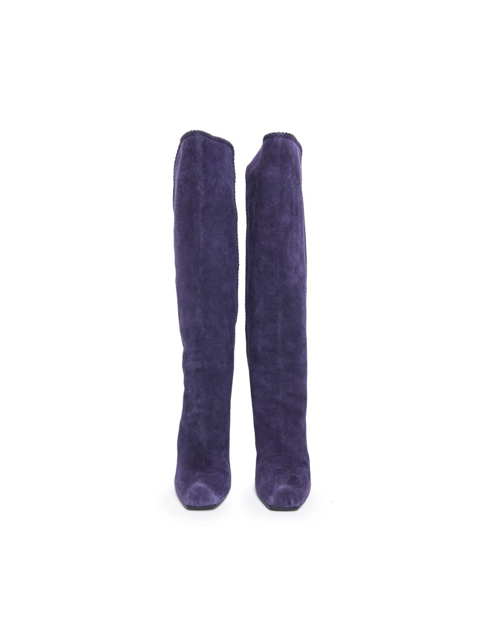 Bottes MARC JACOBS T 36.5 veau velours violet