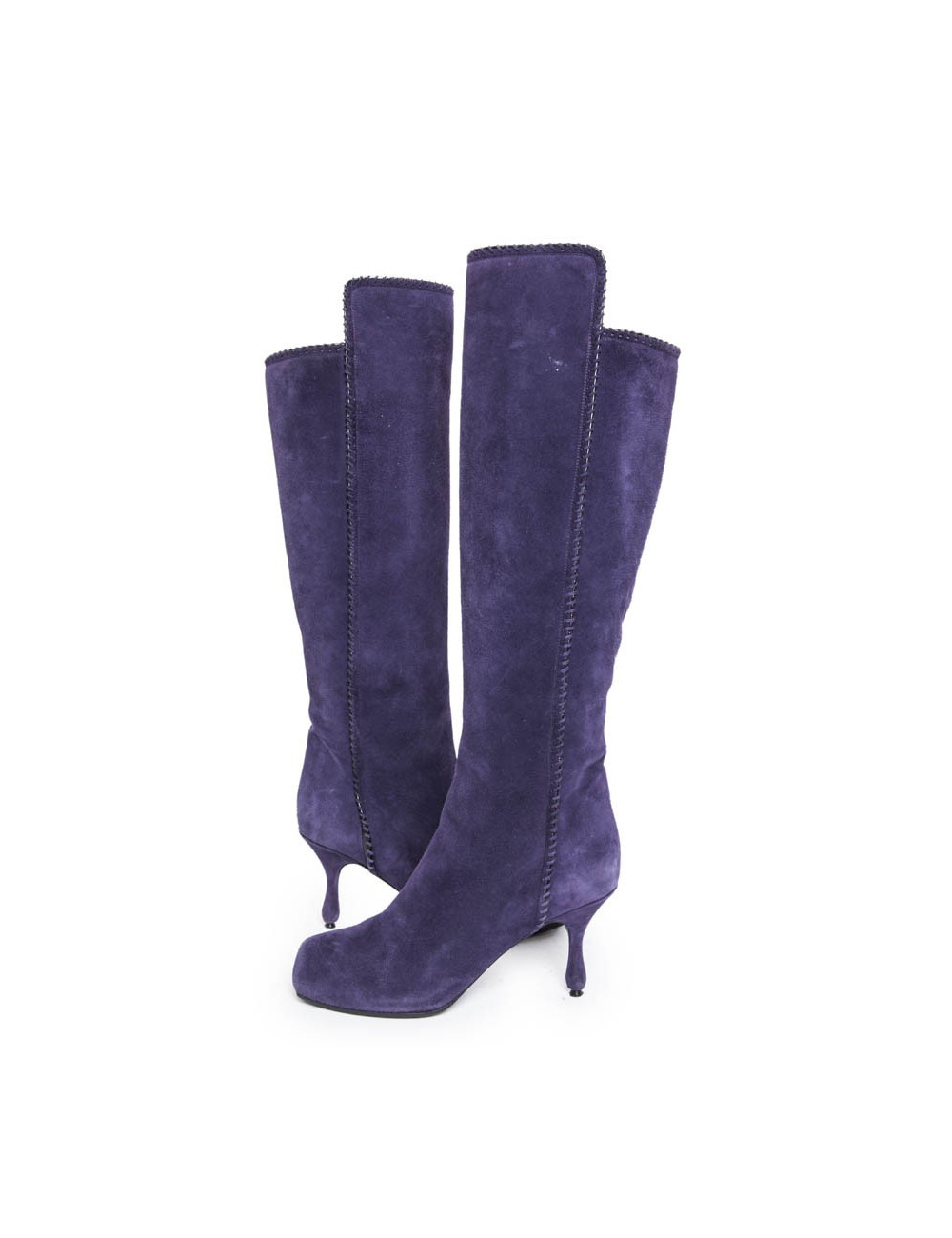 Bottes MARC JACOBS T 36.5 veau velours violet