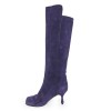 MARC JACOBS T 36.5 EN suede purple boots