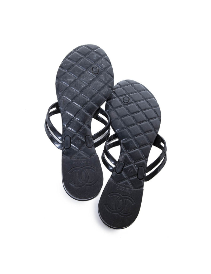 Mules CHANEL T 39 camélia