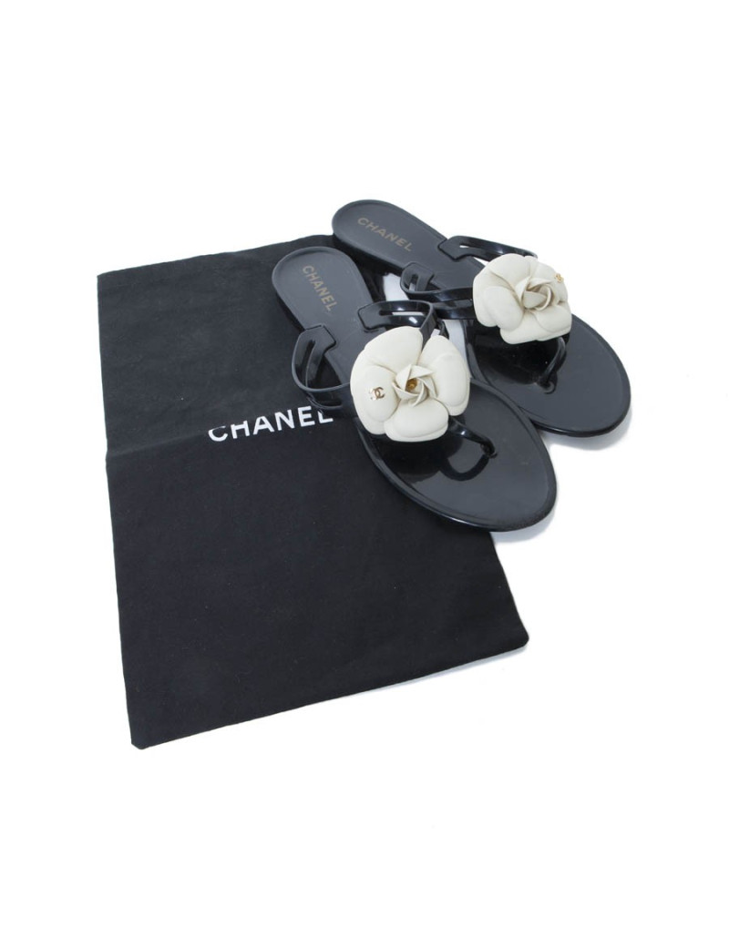 Mules CHANEL T 39 camélia