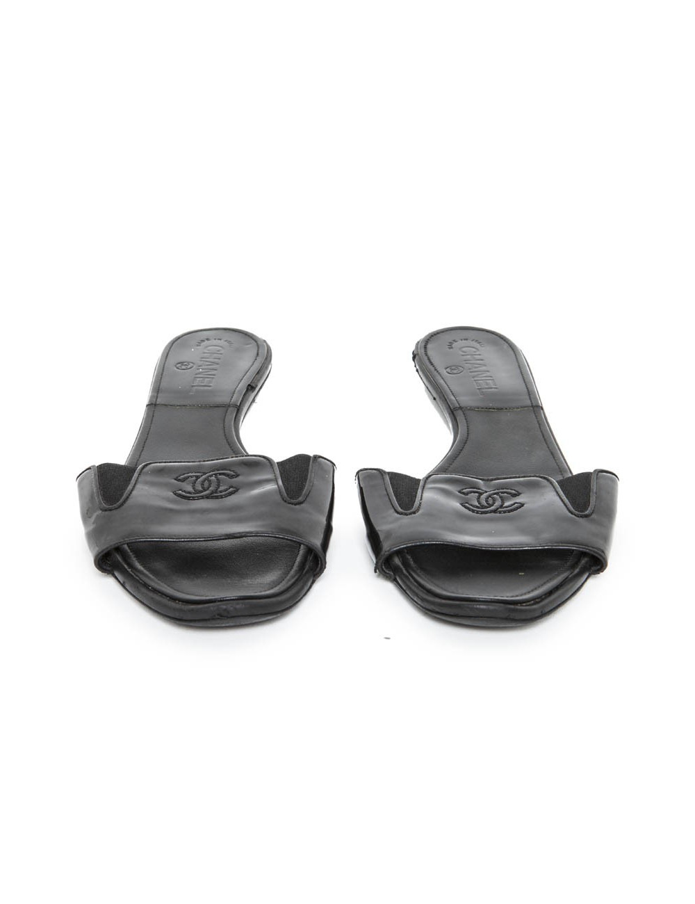 Mules CHANEL noir T 39.5