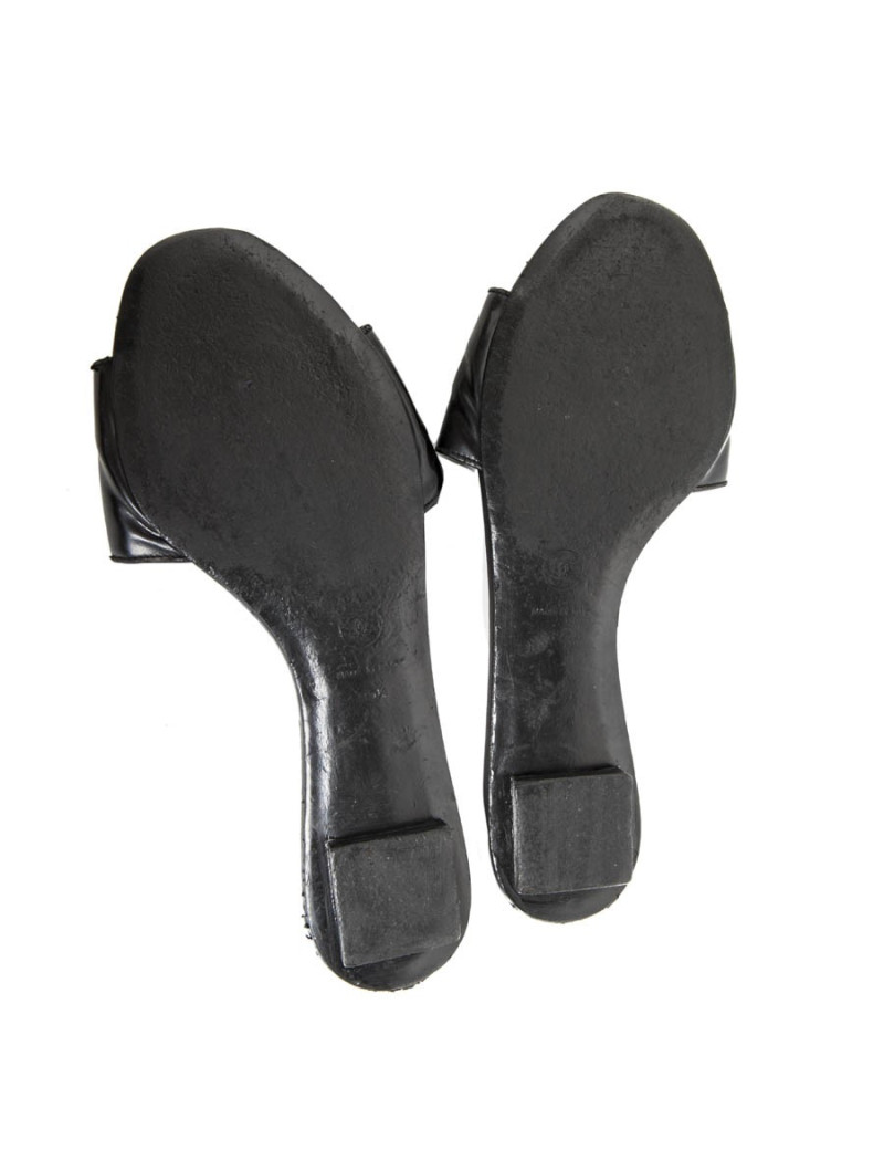 Mules CHANEL black 39.5 en T