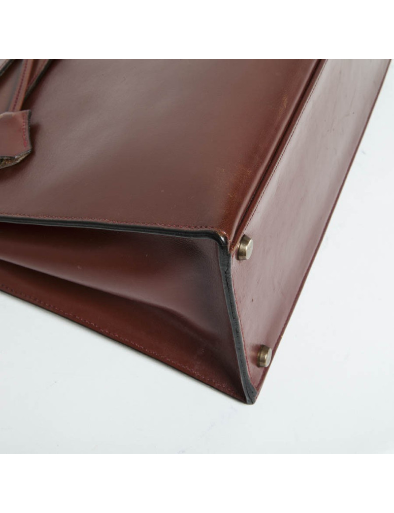 Kelly 32 SADDLER HERMÈS leather brown box