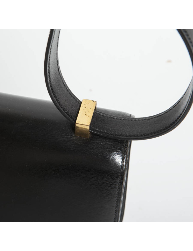 Sac Constance HERMES box noir