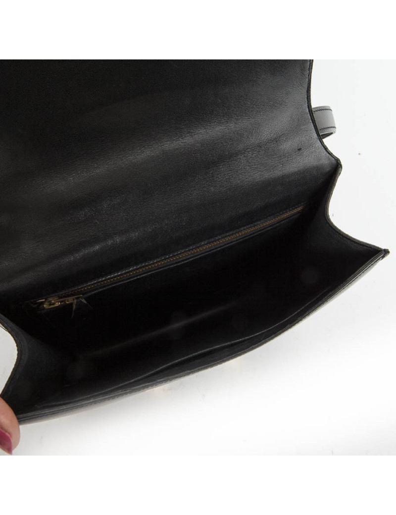 Sac Constance HERMES box noir