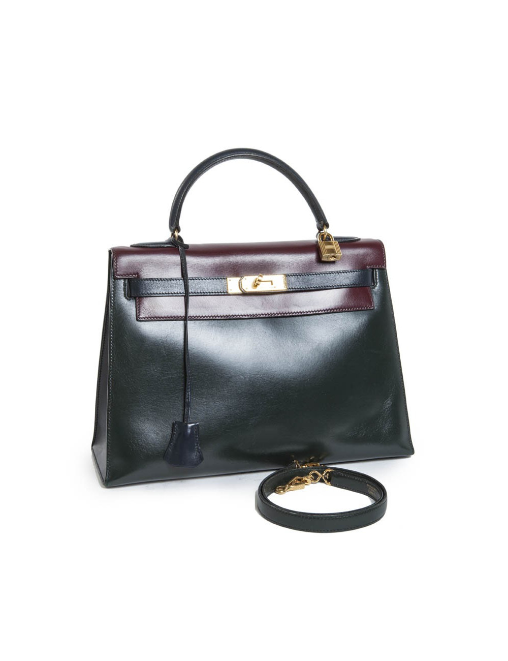 Sac Kelly 32 HERMES tricolore