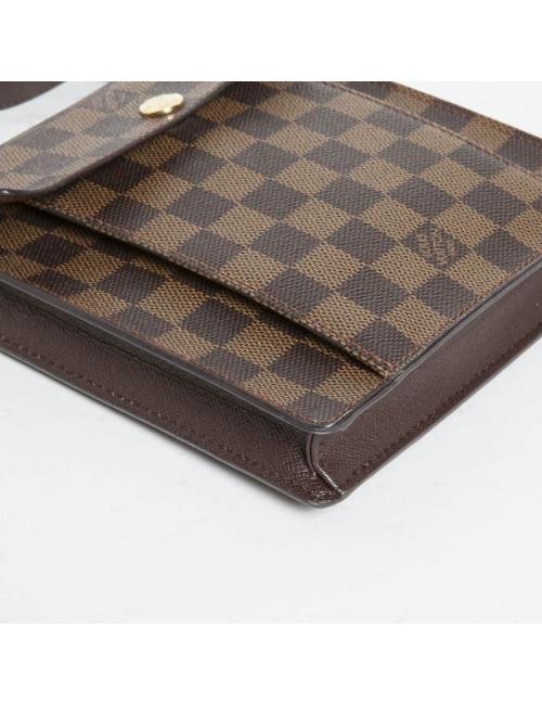 Sac pochette LOUIS VUITTON toile damier