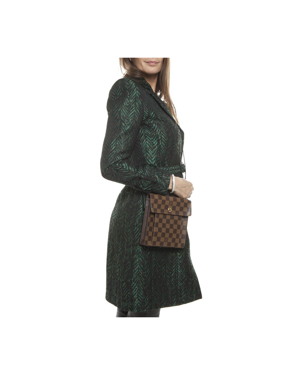 Sac pochette LOUIS VUITTON toile damier